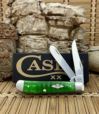 Case XX USA 2026 Gator Jig Bright Green Bone 11441 Mini Trapper