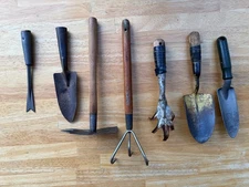 Vintage Lot of   Tine Hand Cultivator Old Rake Claw Garden Tool and Others #2225