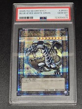 PSA 10 Blue-Eyes White Dragon NYC1-JP001 Yu-Gi-Oh Ukiyo-e QCR