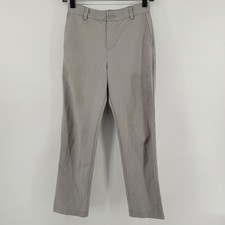 Vineyard Vines Performance Pants Gray Boys Size 12 Polyester Spandex Flat Front