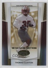 2007 Leaf Certified Materials New Generation Mirror Gold /25 Thomas Clayton 0q3