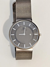 Danish Design IQ64Q986 Men"s Watch Water Resistant  Stainless  Steel Mesh Analog