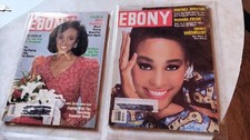 EBONY MAGAZINES(Vintage)-Jim Brown, Miss America, Whitney Houston, Richard Pryor