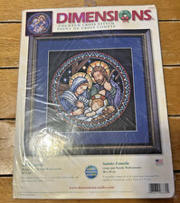 Dimensions Counted Cross Stitch Kit "Holy Family"  8784 12x12 New - FreeSH