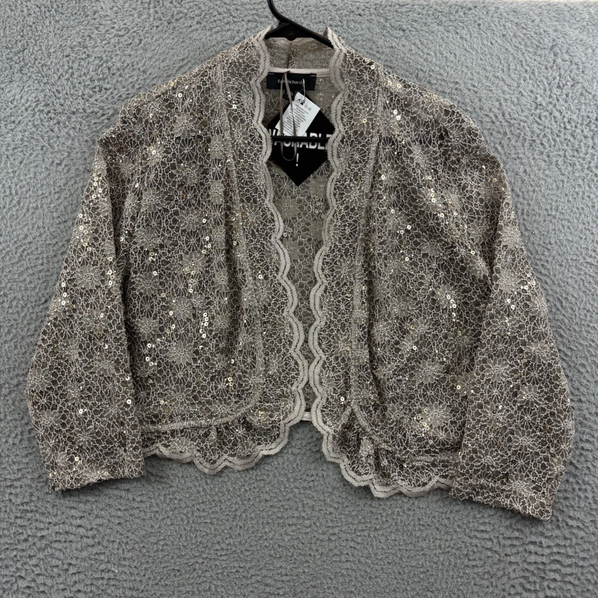 Silver Bolero Shrug In Women's Coats & Jackets for sale - eBay
