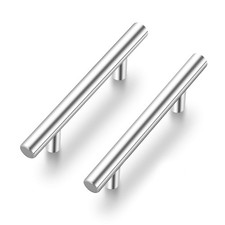 Brushed Nickel Cabinet Pulls Handles 3.75 Hole Center 6 Inch 30 PCS