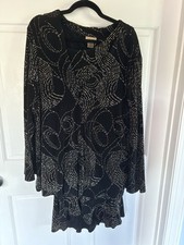 3 Piece Skirt Suit Choices Tops 2X Skirt 1X Stretchy Black/gold Mother Of Bride