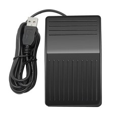 USB Foot Pedal PC Single Foot Switch Foot Control Keyboard Mouse Programmable...