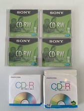 Sony CD-RW - 700/MB - 4 Rewritable Disc - Memorex CD-R - 10 Pack 700/MB - Unused