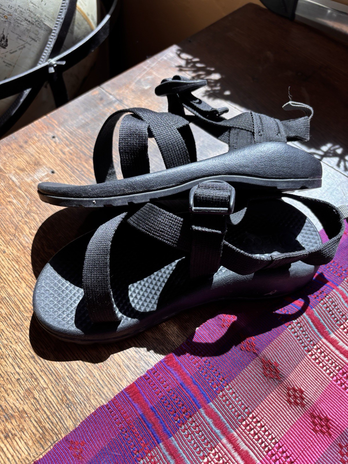 Womens CHACO ZCloud, Solid Black, Adjustable Spor… - image 2