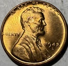 1942 D Lincoln Wheat Cent - BU RD MS - T368