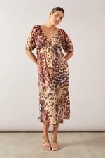 Wallis Natural Fit & Flare Dress Womens Daywear Dresses