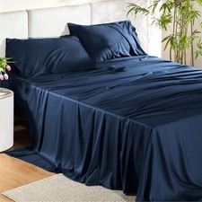 Bedsure Queen Sheet Set, Rayon Derived from Bamboo, Cooling Sheets, Breathabl...