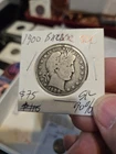 1900-P Barber Half Dollar