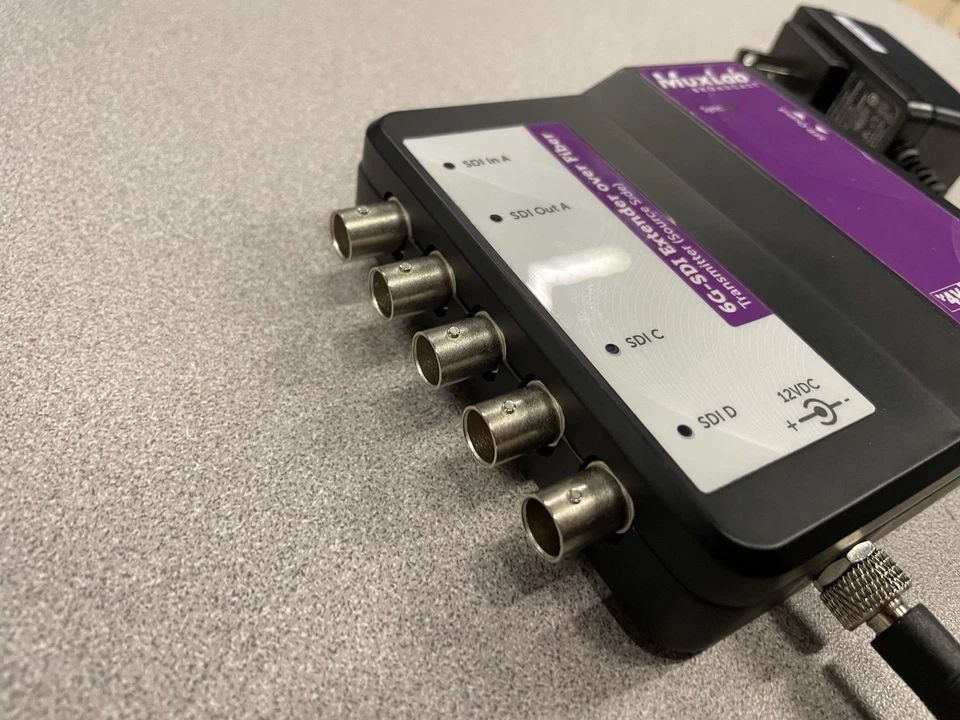 MuxLab Broadcast 6G-SDI Extender over FiberTransmitter (Source Side) - Image 3 of 3