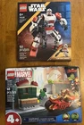Marvel & Star Wars Lego Lot IRON MAN Bike #76287 & Clone Shock Trooper #75448 👀