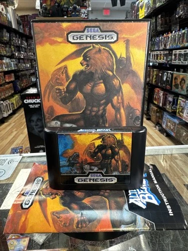 Altered Beast with Case & Manual (Sega Genesis, Vintage Video game)