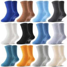Baby Boys Grips Socks Kids Toddlers Infants Non Slip Anti Skid Funny Animal C...