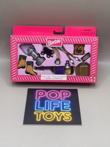 VTG 1989 Mattel  “Barbie Special Collection Camping & S’mores Set” #23504 *NIP*