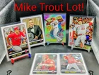 MIKE TROUT. 6 Baseball Card Lot. Base & Insert. Los Angeles Angels.