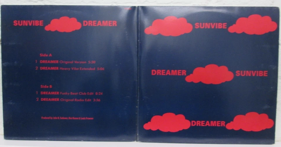 12" - SUNVIBE - DREAMER - german Press - FOC - PRÄGECOVER - PROMO - Bild 2 von 4
