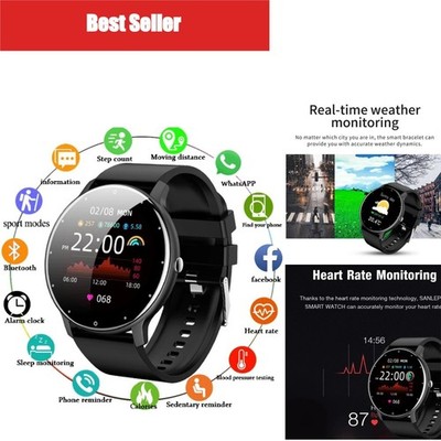 LIGE Smart Watch for Men Women Fitness Tracker Heart Rate IP67 Waterproof