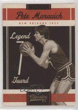 2010 Panini Classics Legend Timeless Tributes Gold 14/100 Pete Maravich HOF 0ad