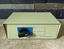 DB25 2 Way Manual Data Transfer Switch Box Kentek RS232 9 Pin Dail PC Printer