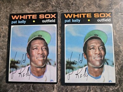 Two 1971 TOPPS #413 PAT KELLY CHICAGO WHITE SOX VG-EX Free Shipping 