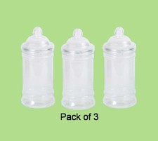 Victorian Plastic Sweet Jar 500ml (Empty - Set Of 3) | Bulk Sweets | Retro | ...