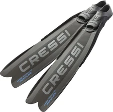 Cressi Gara Modular Impulse Freediving Fins Black - Size 42/43