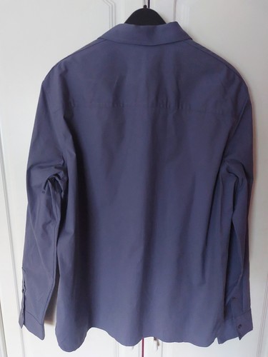 COS Blue 100% Cotton Long Sleeve Shirt Smart Office Wedding Size Eur XL - Picture 8 of 18