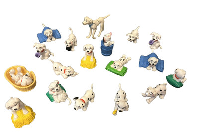 Disney 101 Dalmatians 18 Mini Figures Cake Toppers Toys PVC Perdita