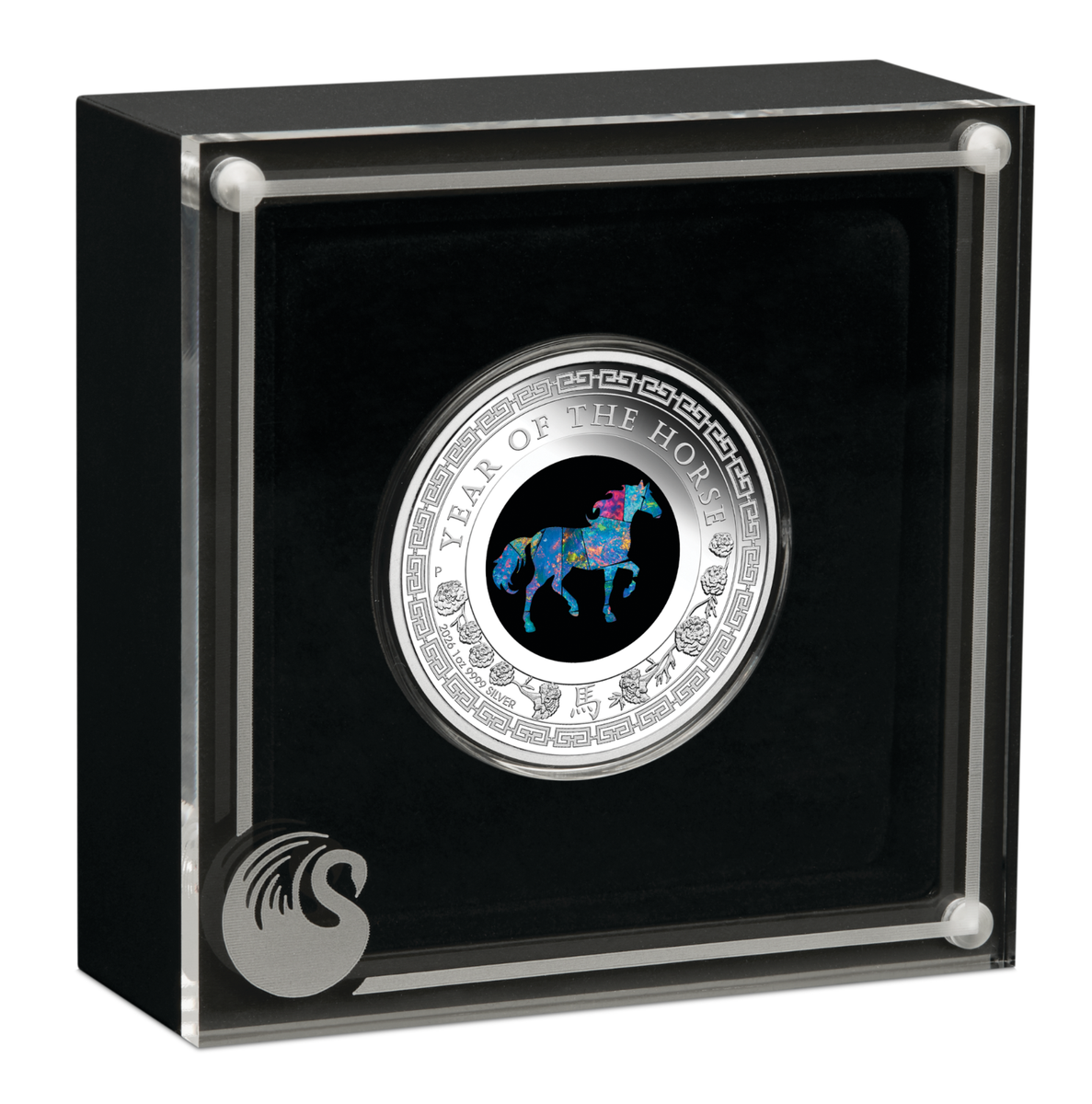 2026 Australia Opal Series Lunar Year of the HORSE 1oz Silver