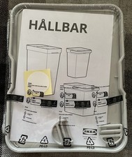 IKEA HÅLLBAR Behälter-Deckel, Hellgrau, 10 Liter