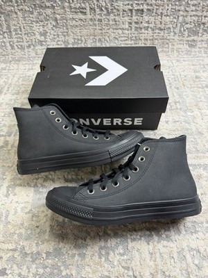 Größe 7 - Converse Chuck Taylor All Star Hi Leder schwarz 159612C