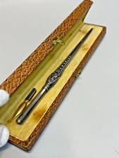 Antique French Sterling Silver Dip Pen Holder...