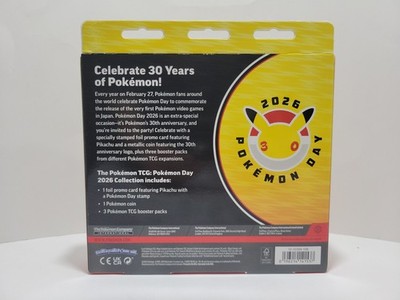 Pokemon TCG: Pokemon Day 2026 Collection Box 30th Anniversary