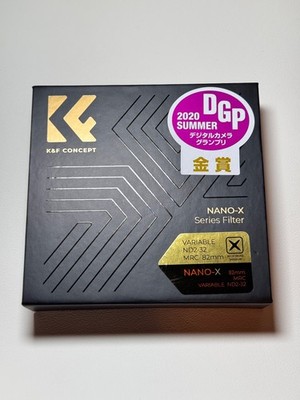 K&F Concept 82mm Variable ND Filter ND2-ND32 Camera Lens Filter Nano-X MRC