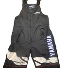 Yamaha Cold Weather Gear Snow Bib Pants Medium Black Blue Insulated Outdoor Men