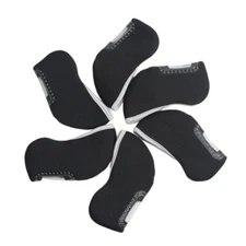 10Pcs Club Golf Iron Headcovers Covers Neoprene