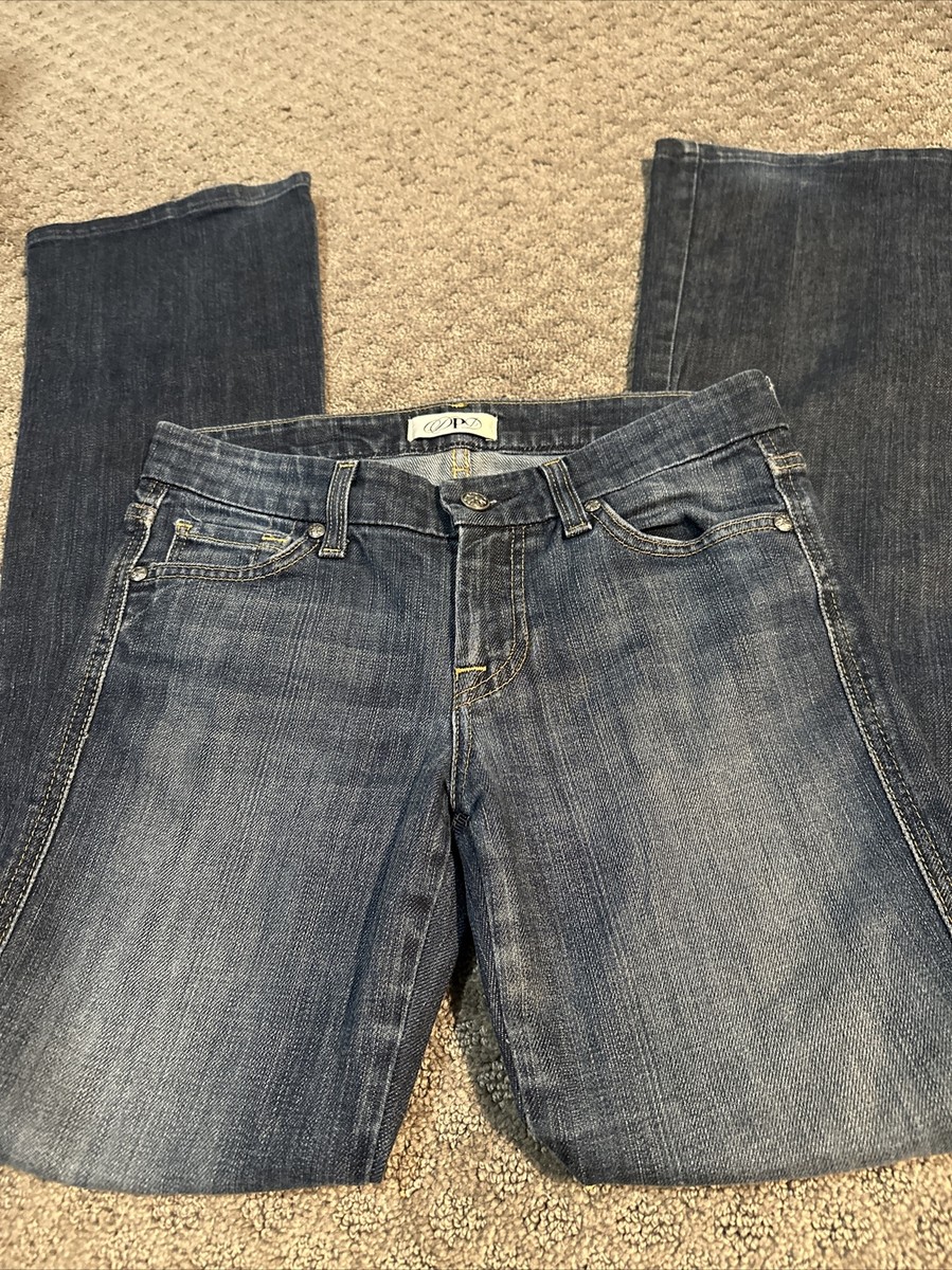 Daytrip Buckle Flare Jeans Virgo Bootcut Jeans Embellished Pockets Size 26