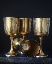 Set 4 bicchieri coppa pesante vintage Svezia da collezione