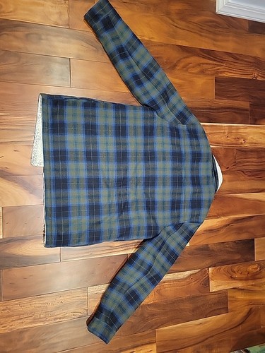 ALTAMONT SOLE COWL SHERPA PLAID GREEN SKATEBOARDING JACKET LARGE VINTAGE - Picture 10 of 12