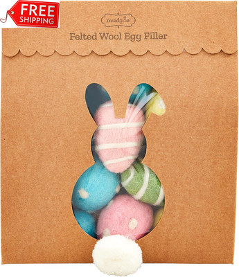 Mud Pie Spring Felted Wool Box Filler, Multi