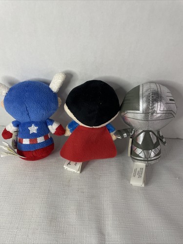Hallmark Itty Bitty’s Captain America, Cyborg, Superman Mini Plush - Picture 5 of 9
