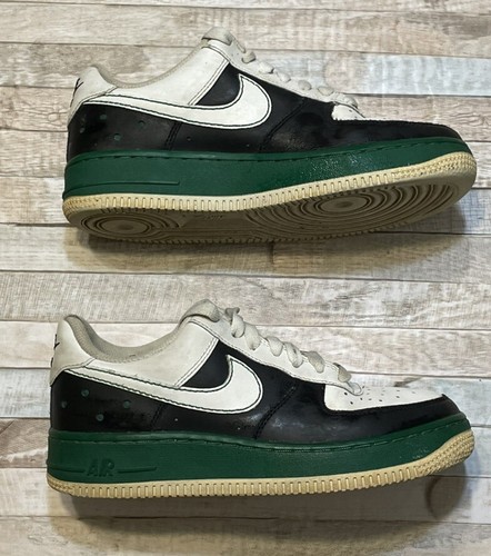 NIKE AIR FORCE 1 XXV 25th Anniversary Youth Sz 3.5 ‘82 Retro Green 314192 2007 - Picture 5 of 10
