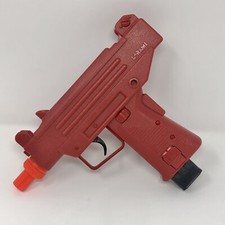 Larami Z-Matic RED Cap Gun 9MM Uzi Collector Classics Toy Vintage 1980 s RARE