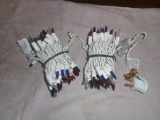 RED WHITE BLUE 100 MINI LIGHTS PATRIOTIC 4th of JULY WHITE WIRE NEW NO BOX