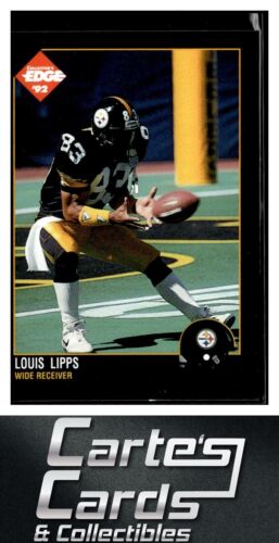 Louis Lipps 1992 Collector's Edge #142 Pittsburgh Steelers